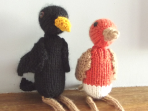 Blackbird and Robin